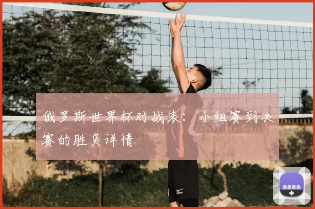 俄罗斯世界杯对战表:小组赛到决赛的胜负详情