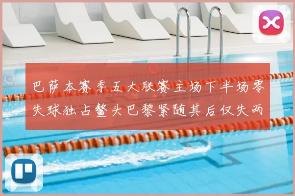 巴萨本赛季五大联赛主场下半场零失球独占鳌头巴黎紧随其后仅失两球