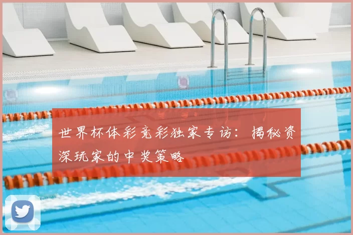 世界杯体彩竞彩独家专访：揭秘资深玩家的中奖策略